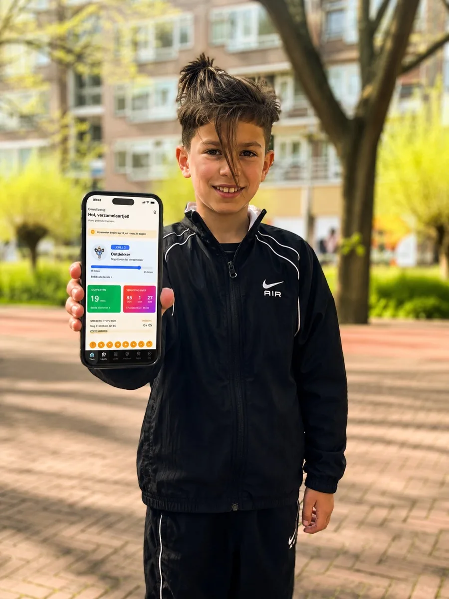 Kind met de app: loten, levels en je eigen profiel